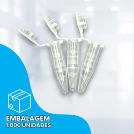 Microtubo de Centrifugação 0,5 mL Graduado - Pct c/ 1000 und