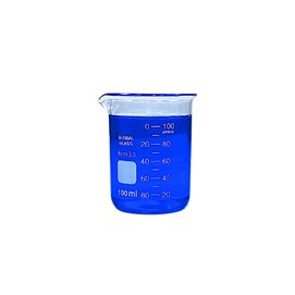 Bequer Forma Baixa 100ml Graduado Vidro Boro 3.3 - CX/ 12 un